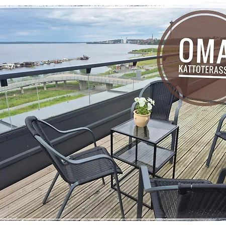 Apartment Penthouse-tasokas Moderni Kaupunki Huoneisto Huipulla -iso Jacuzzi Omalla Kattoterassilla - Aurinkotuolit Ja Aurinko Odottaa Sinua - Huikea Maisema- - 10 Hloe - Free Parking Tampere